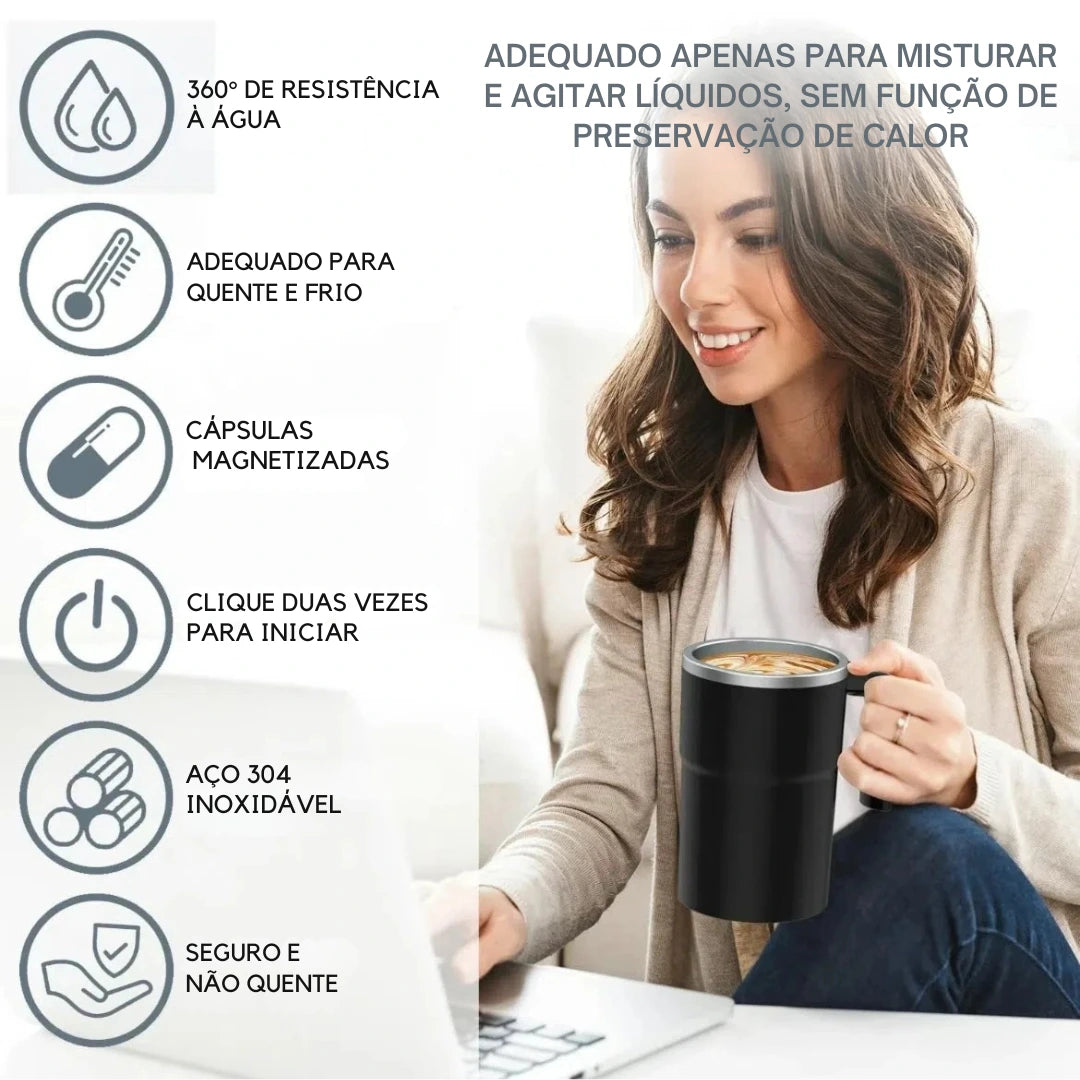 Caneca Elétrica Aquecedora USB 380ml AqueceLar