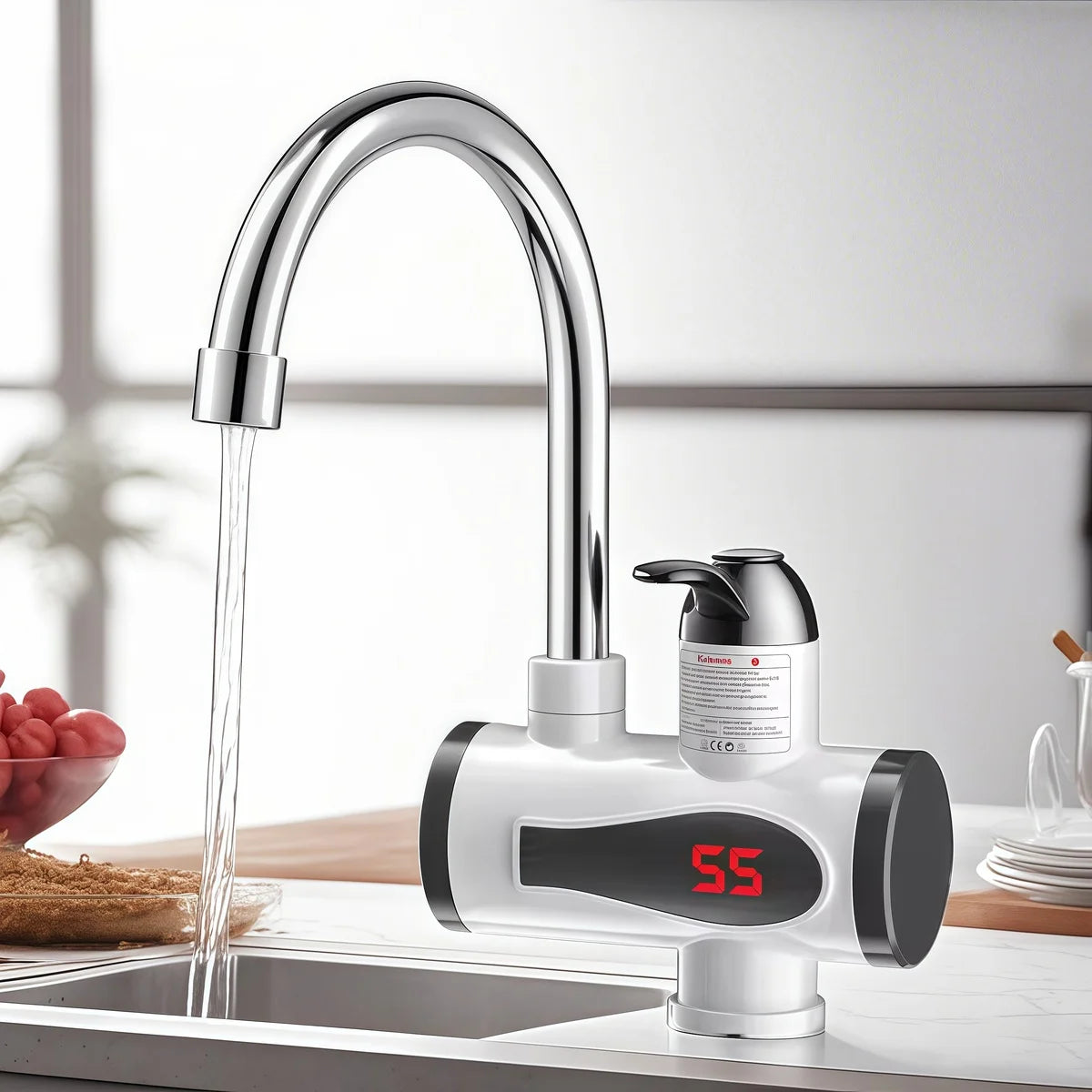 Torneira Elétrica de Cozinha 220 V Modelo Tankless – Aquecelar