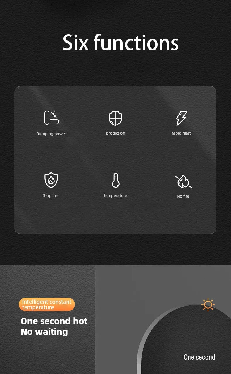 Aquecedor Portátil 1200W Modelo PowerHeat AqueceLar