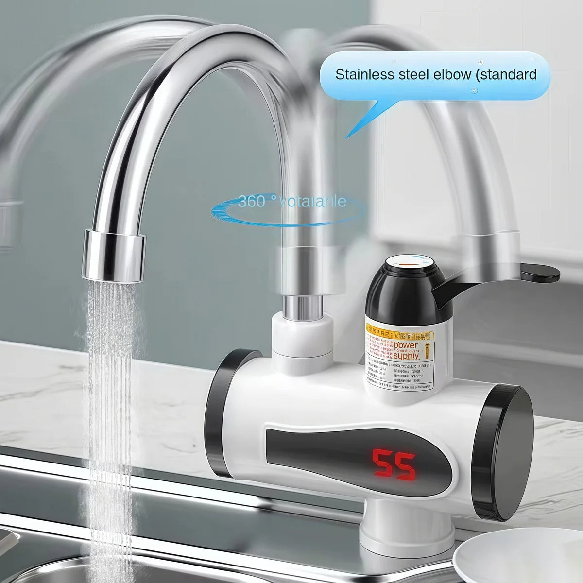 Torneira Elétrica de Cozinha 220 V Modelo Tankless – Aquecelar