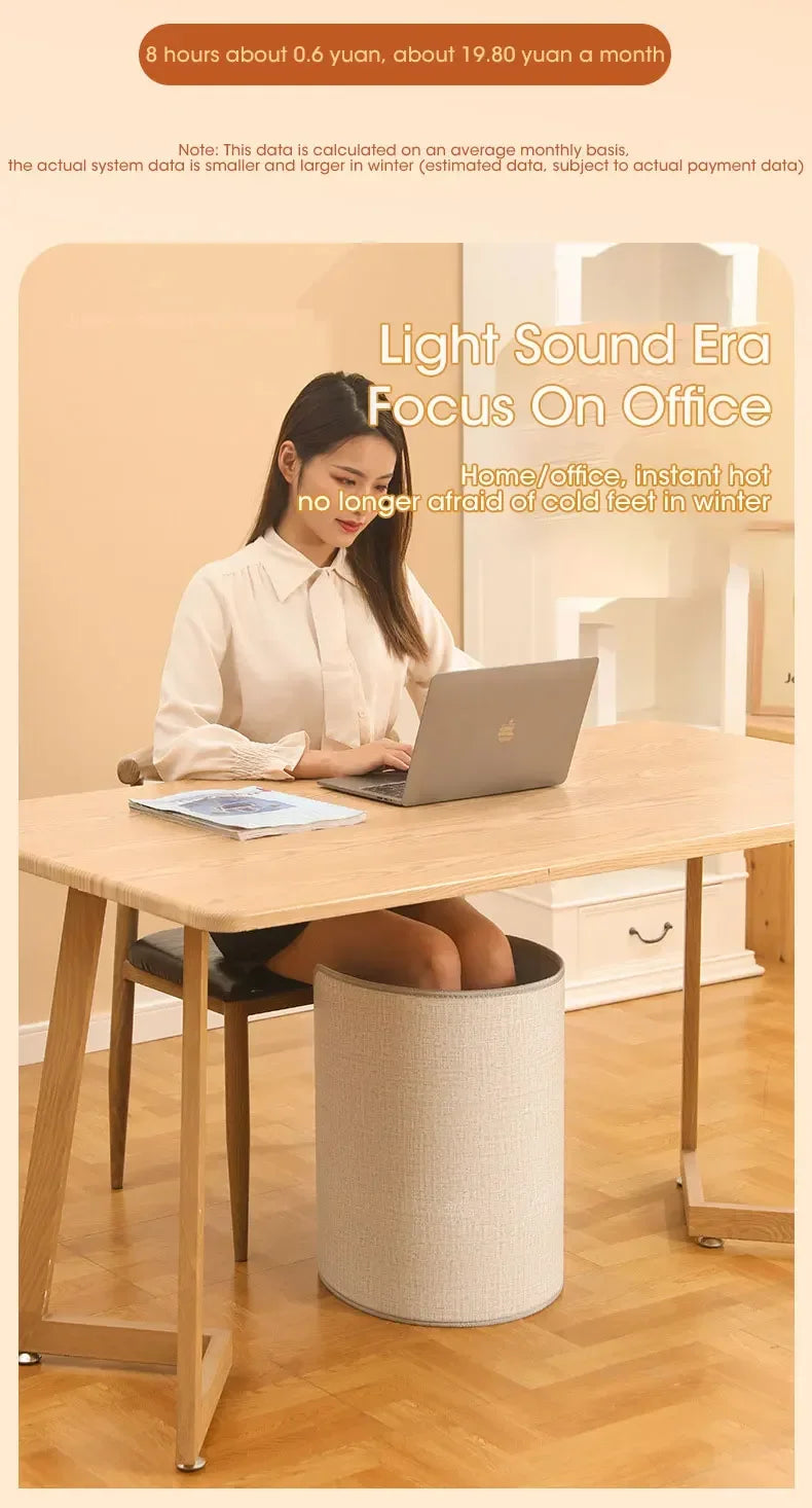 Aquecedor de Pés Portátil 220V Modelo FootWarm AqueceLar