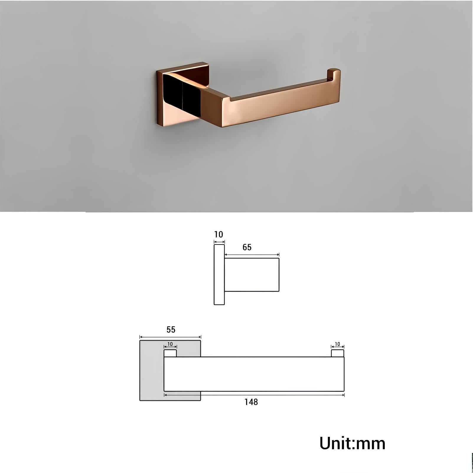 Acessórios Banheiro Rose Gold