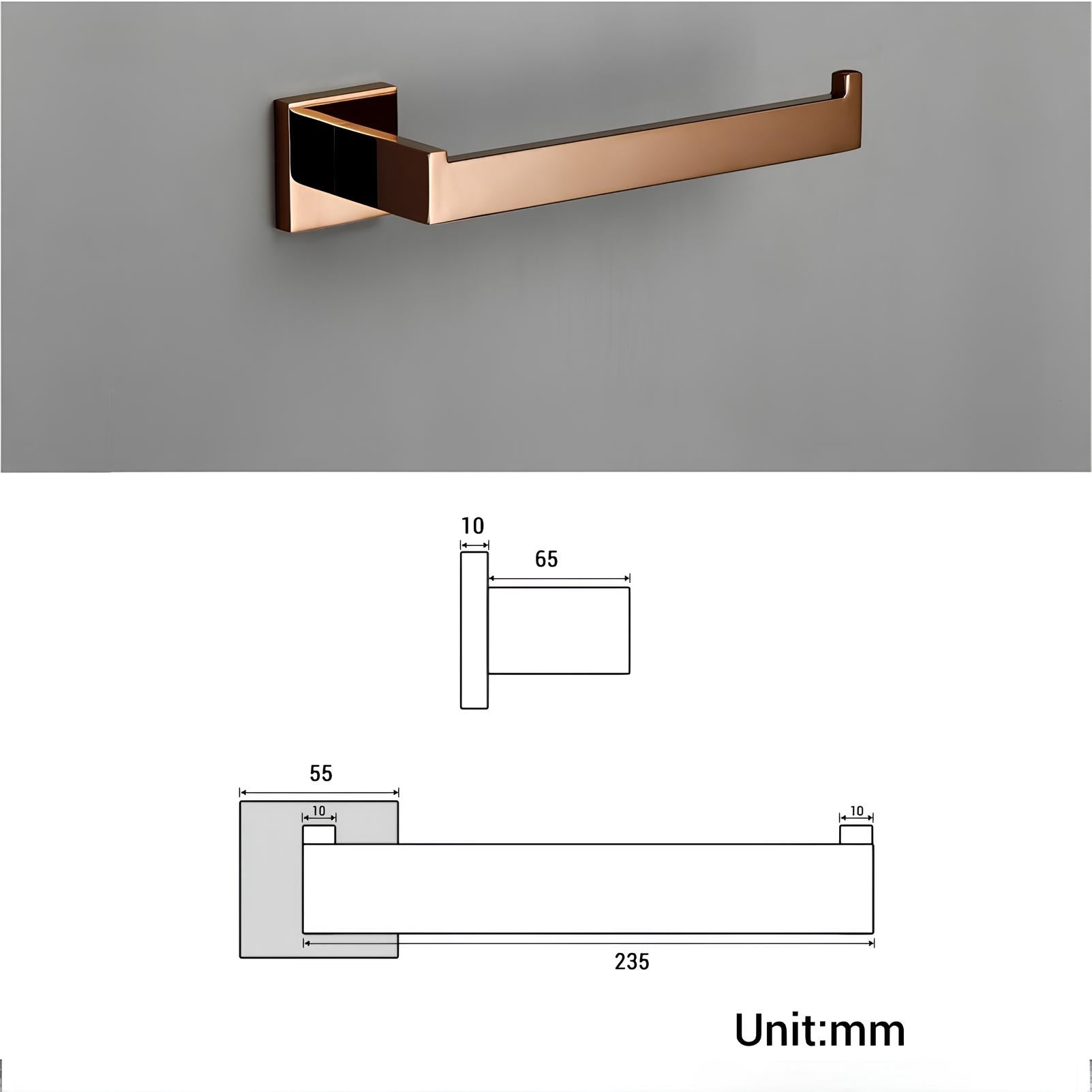 Acessórios Banheiro Rose Gold