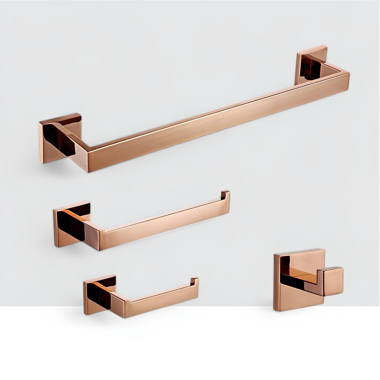 Acessórios Banheiro Rose Gold