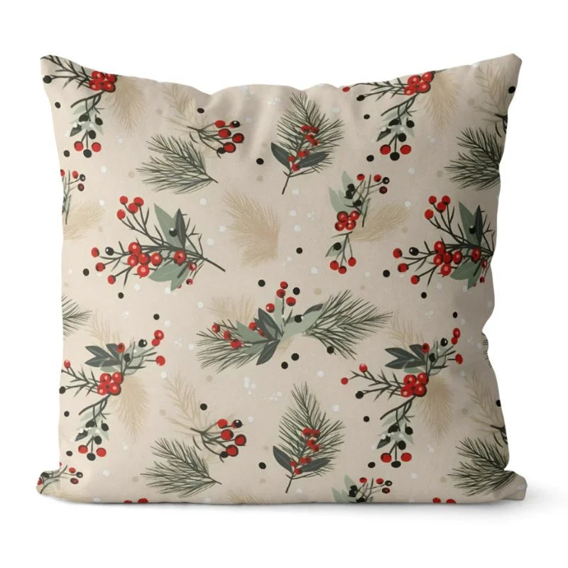 Conjunto 4 Capas de Almofadas Natalinas para Decoração AqueceLar