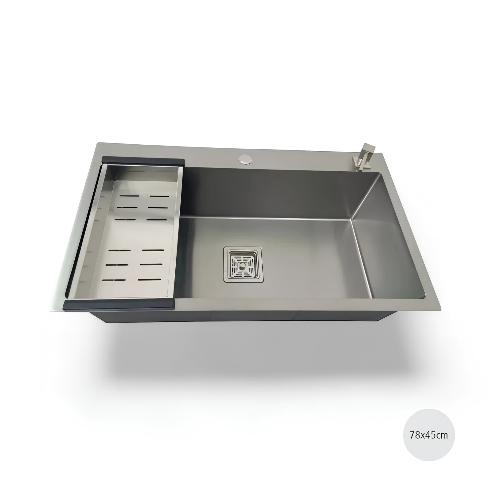 Cuba Aço Escovado Quadratta - Única