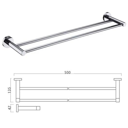Acessórios Banheiro Cromado Fit