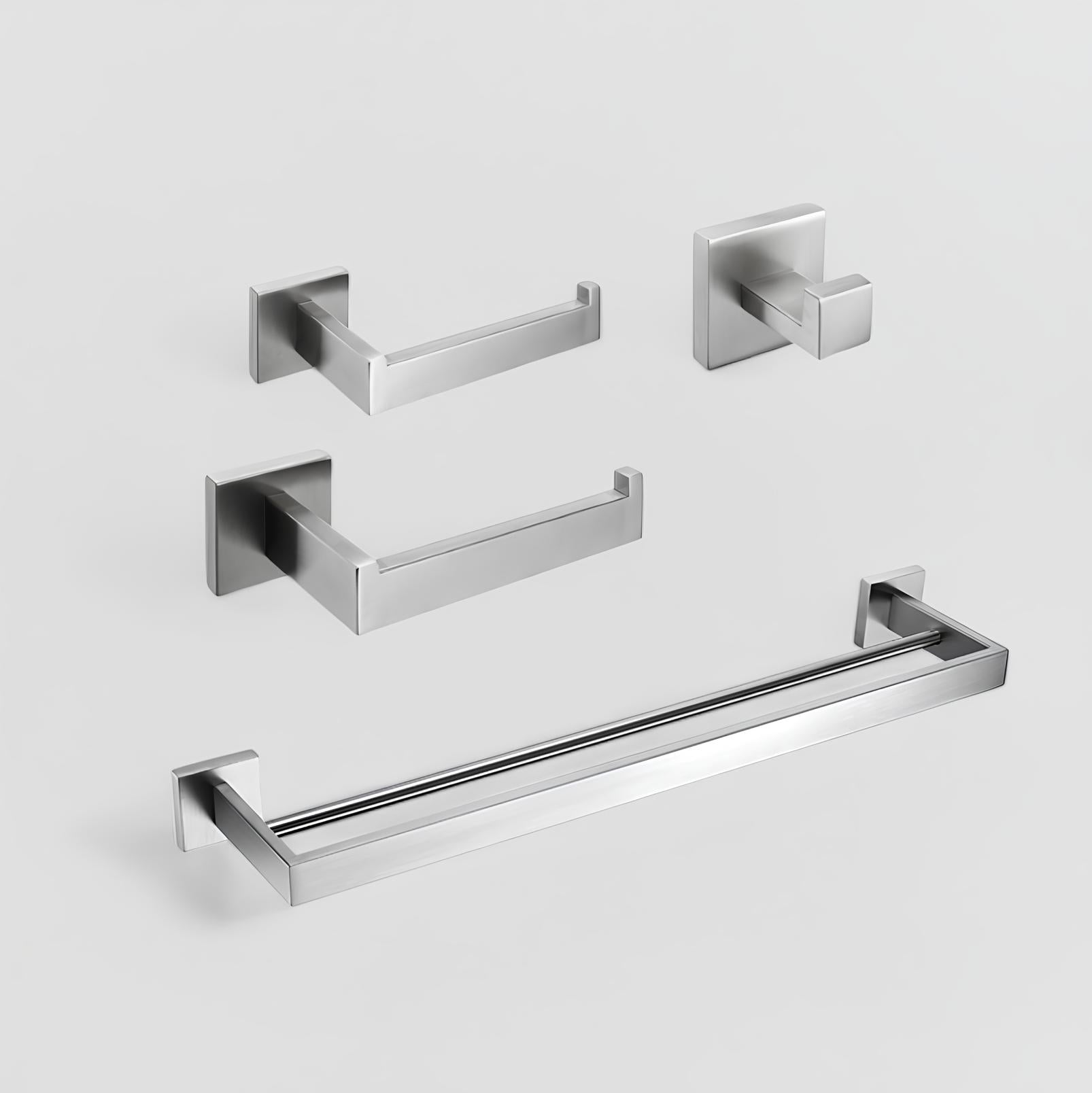 Acessórios Banheiro Aço Escovado Style