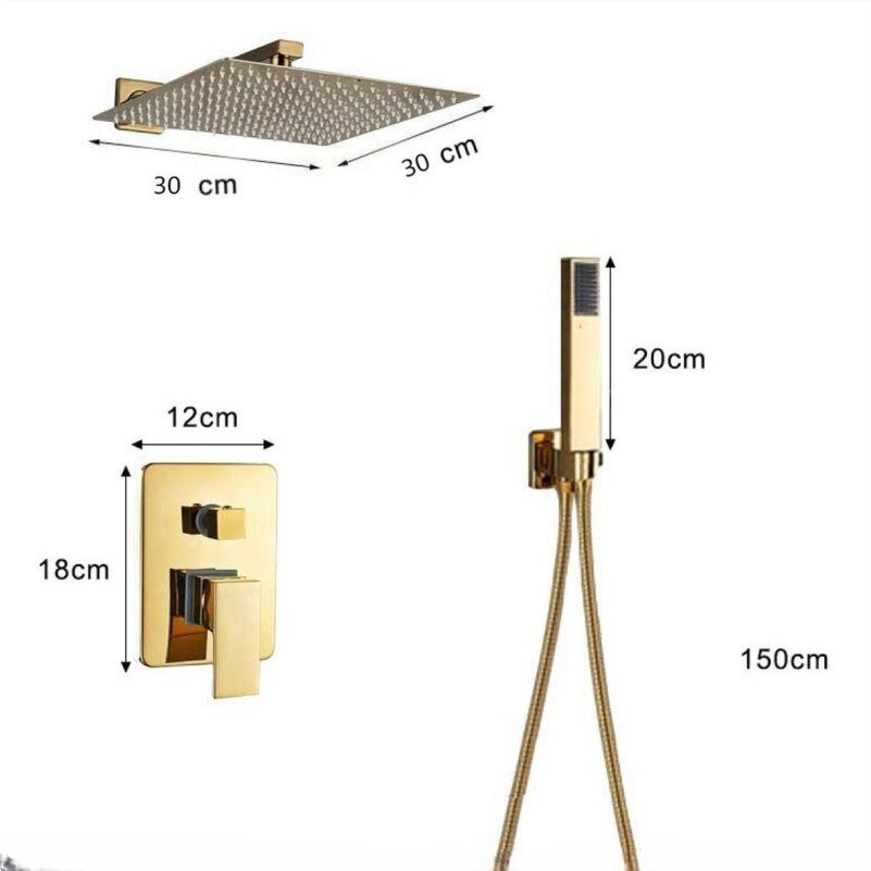 Kit Chuveiro Completo Gold Premium