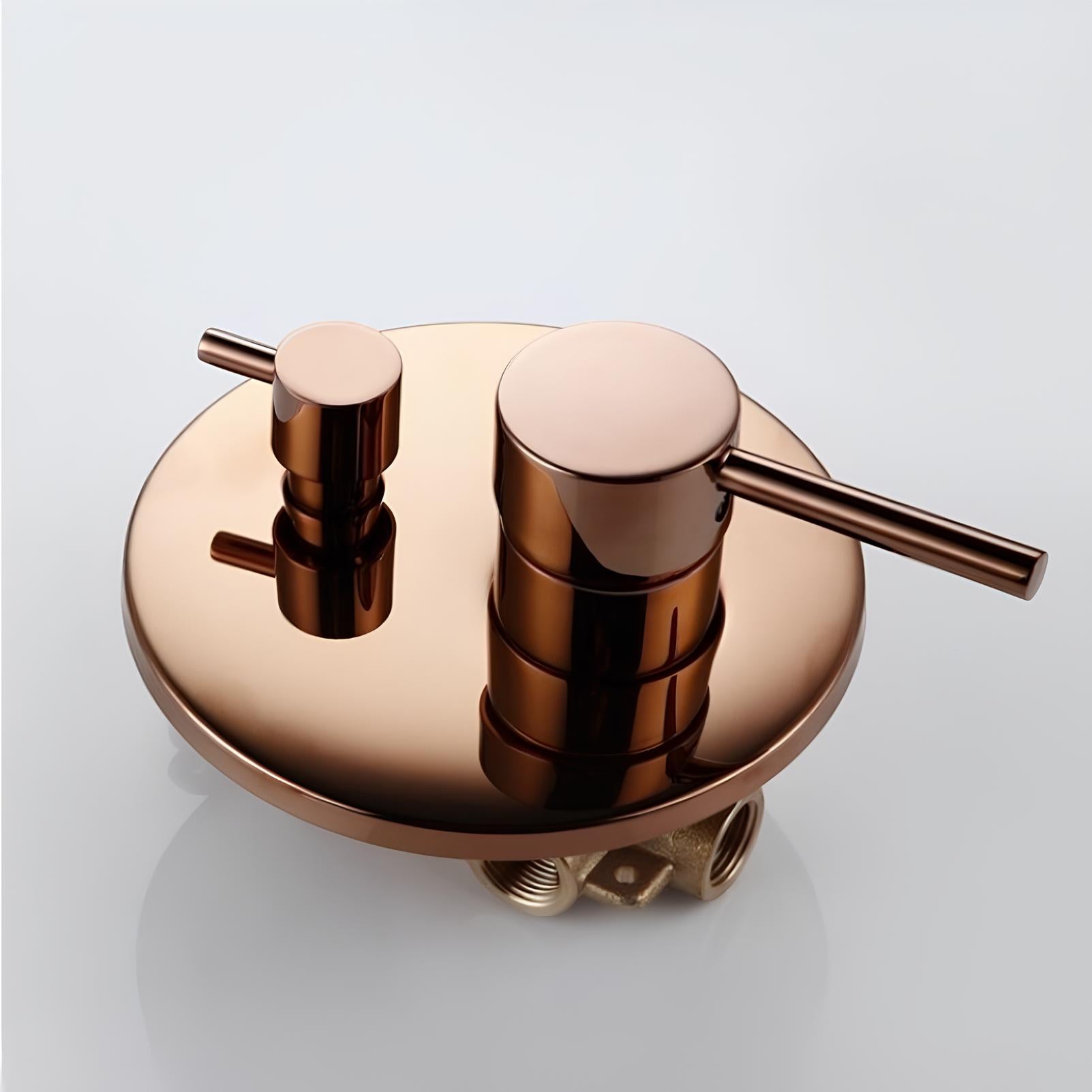 Kit Chuveiro Completo Rose Gold