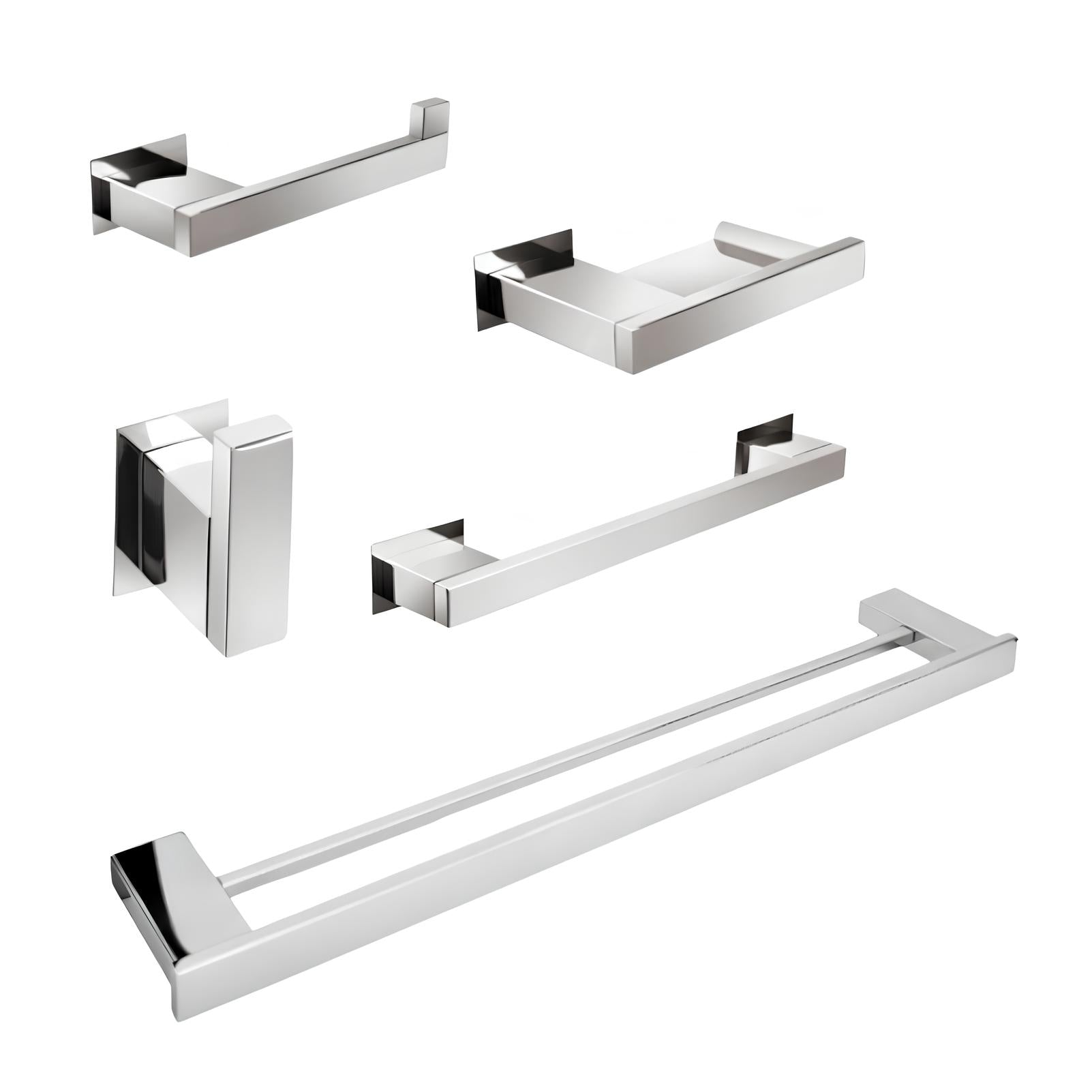 Acessórios Banheiro Cromado New