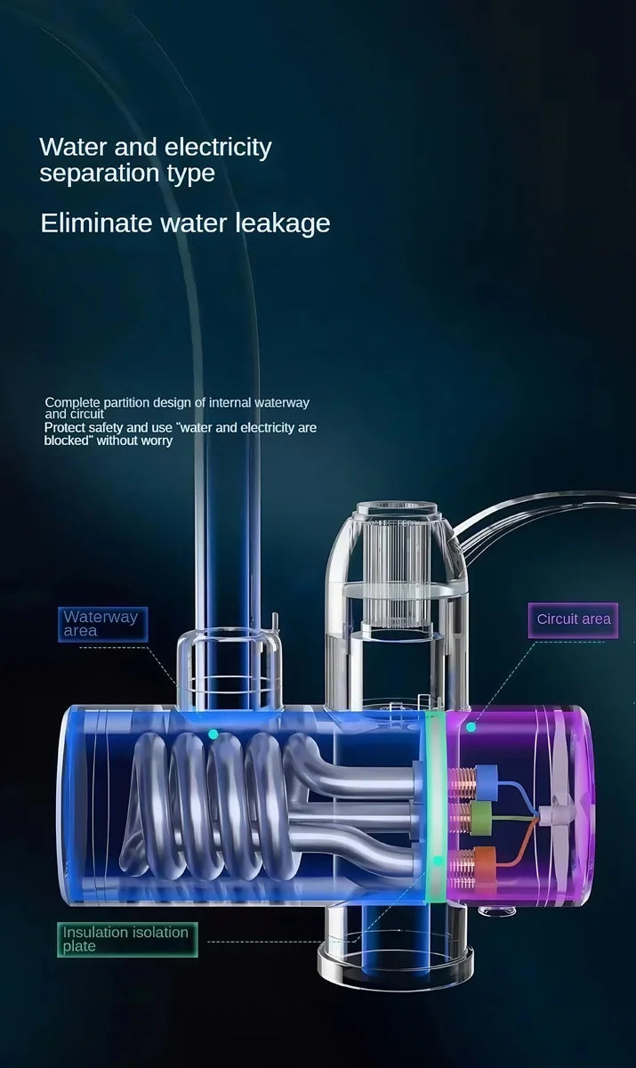 Torneira Elétrica de Cozinha 220 V Modelo Tankless – Aquecelar