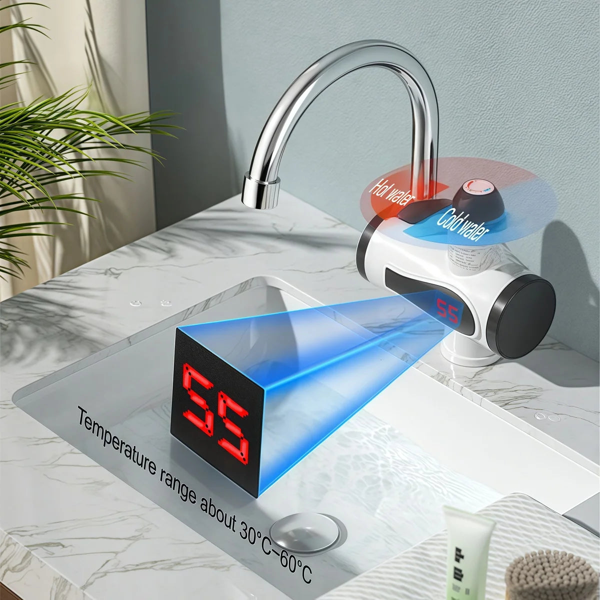 Torneira Elétrica de Cozinha 220 V Modelo Tankless – Aquecelar