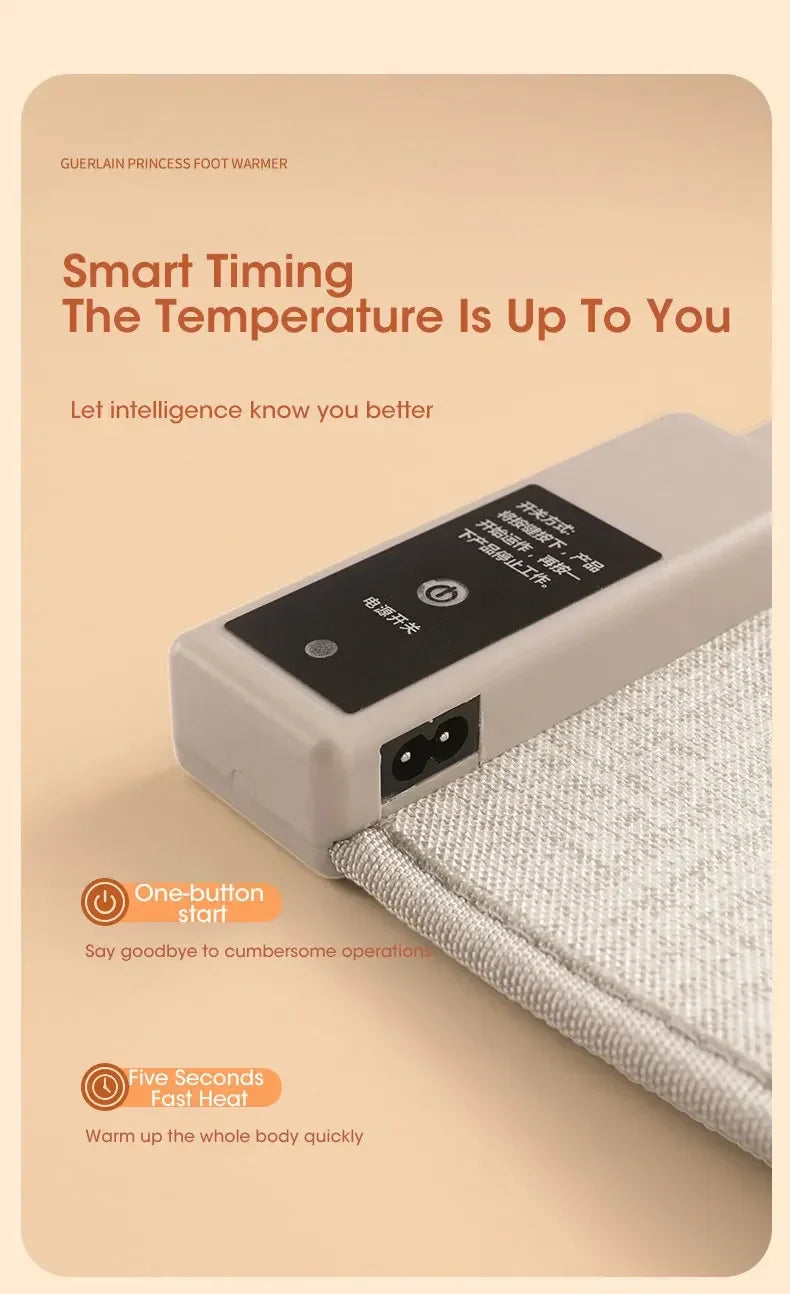 Aquecedor de Pés Portátil 220V Modelo FootWarm AqueceLar