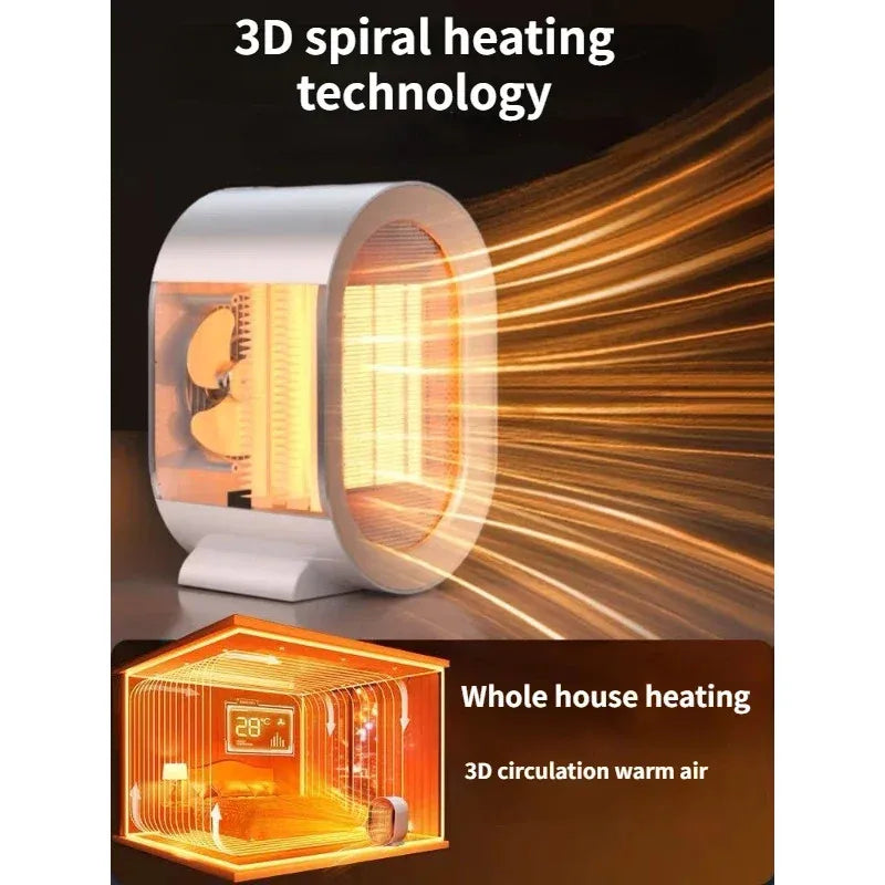 Aquecedor Portátil 1200W Modelo PowerHeat AqueceLar