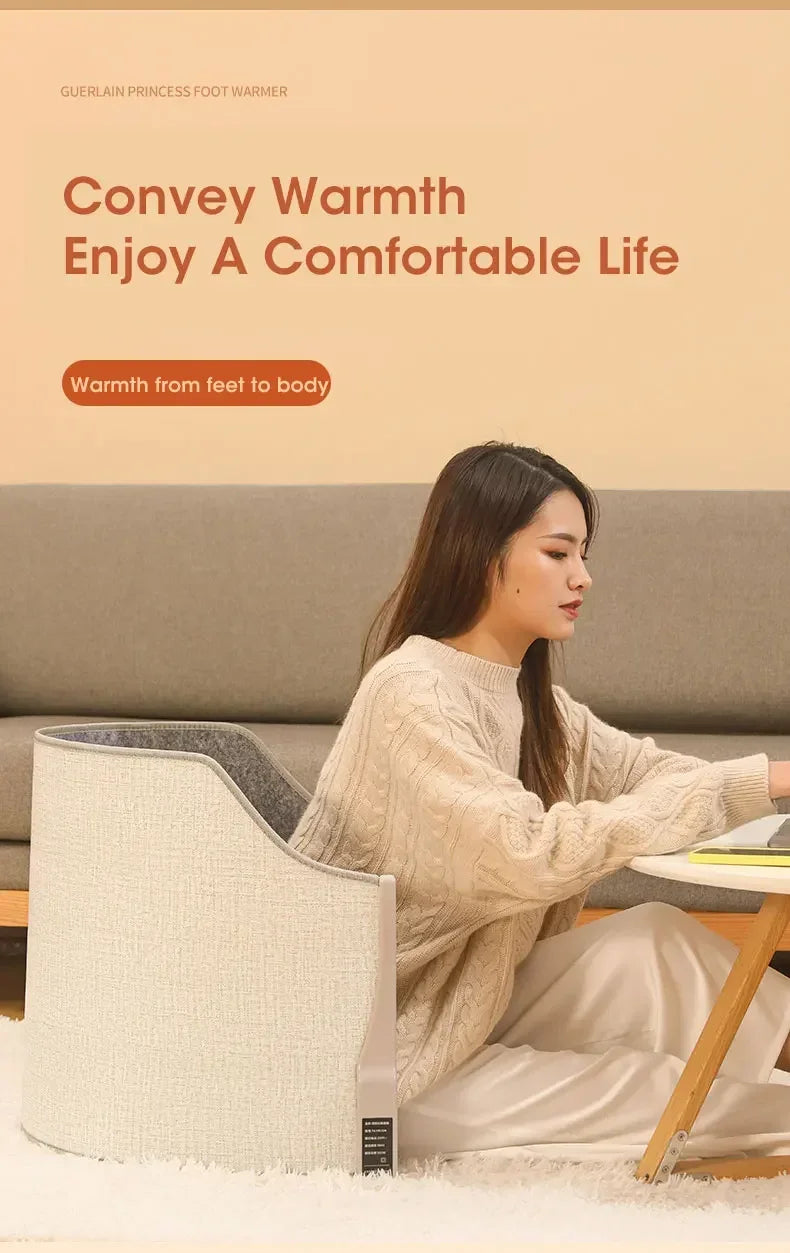 Aquecedor de Pés Portátil 220V Modelo FootWarm AqueceLar