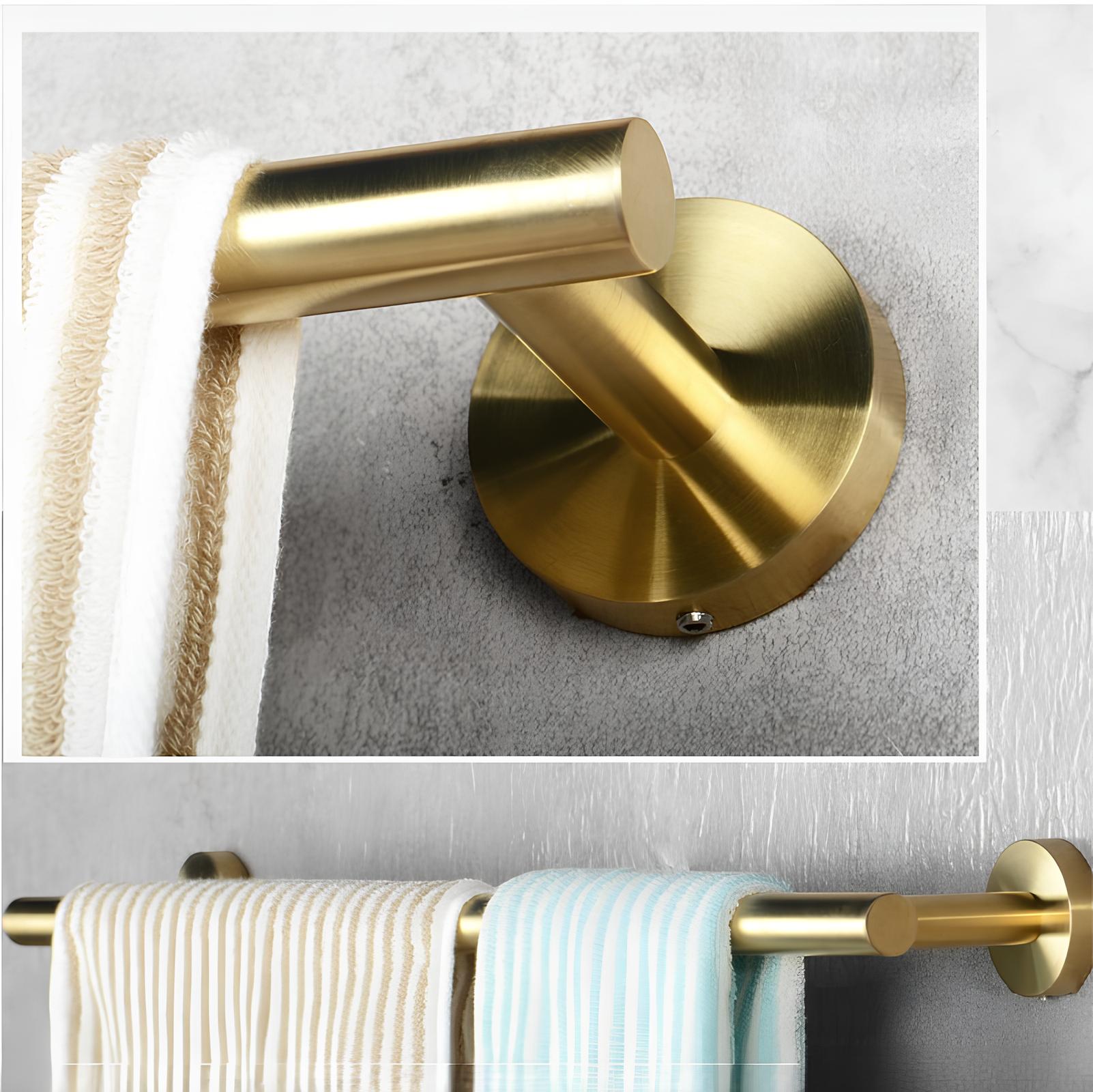 Acessórios  Banheiro Gold Escovado Fit