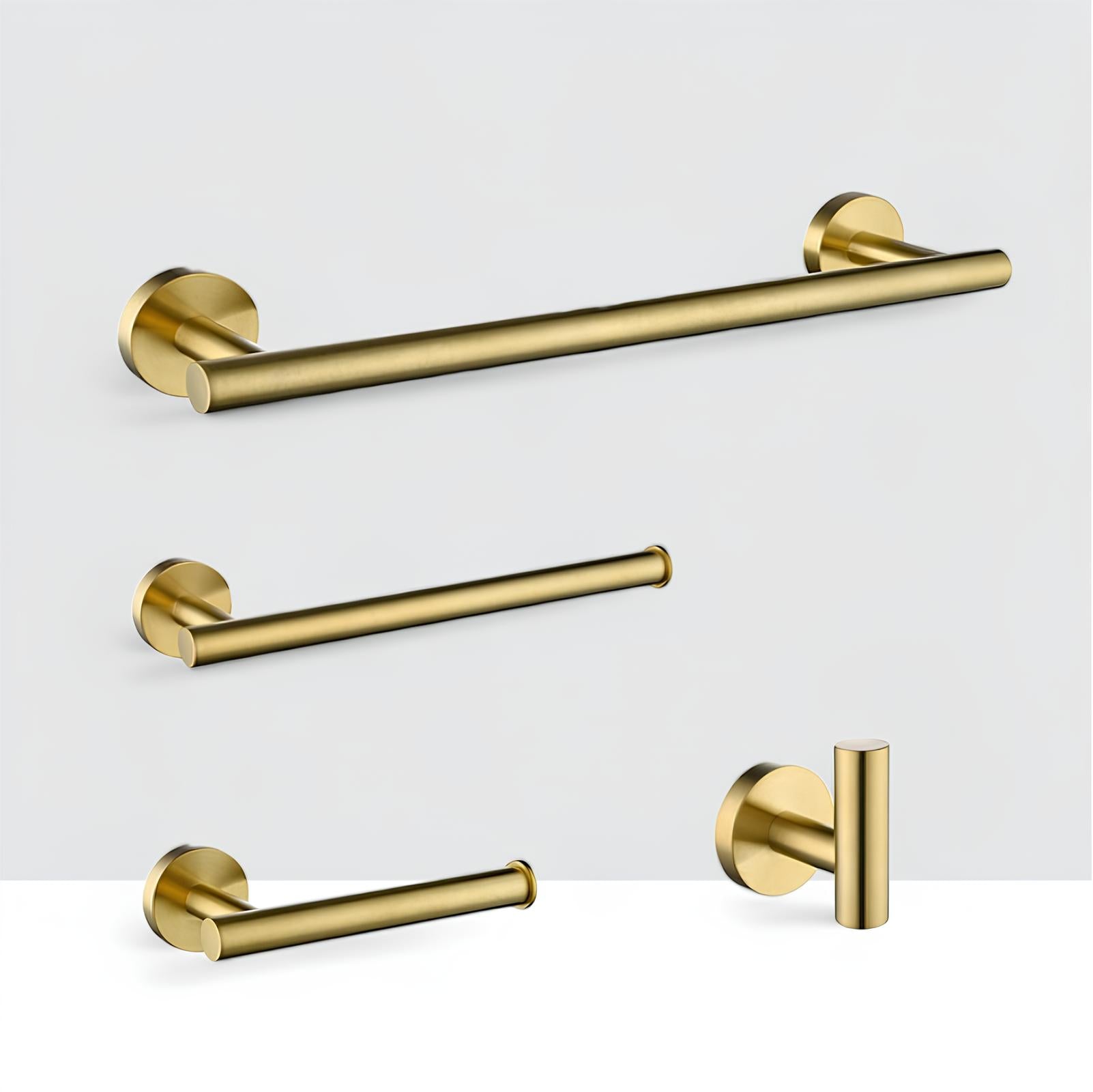 Acessórios  Banheiro Gold Escovado Fit