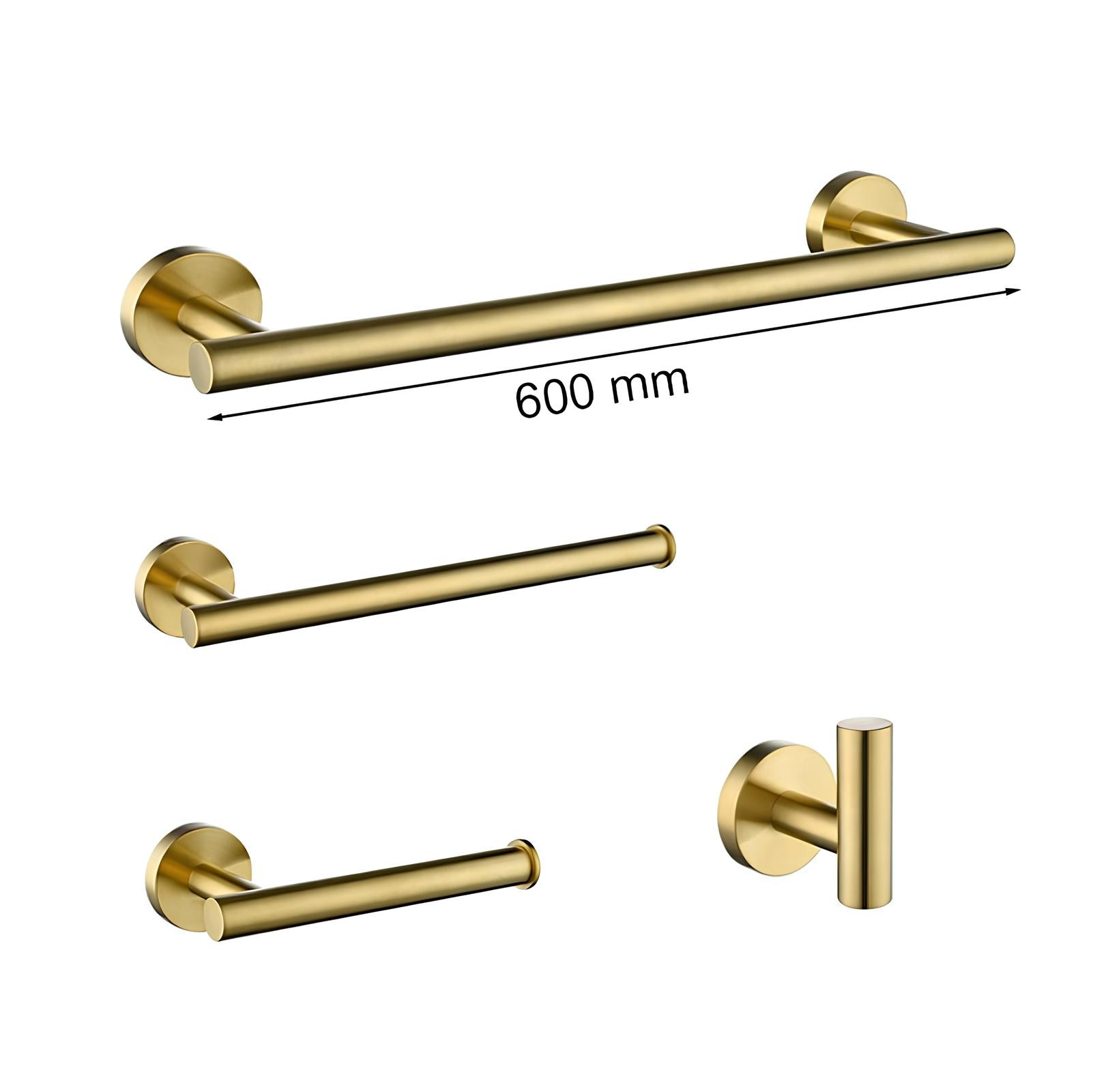 Acessórios  Banheiro Gold Escovado Fit