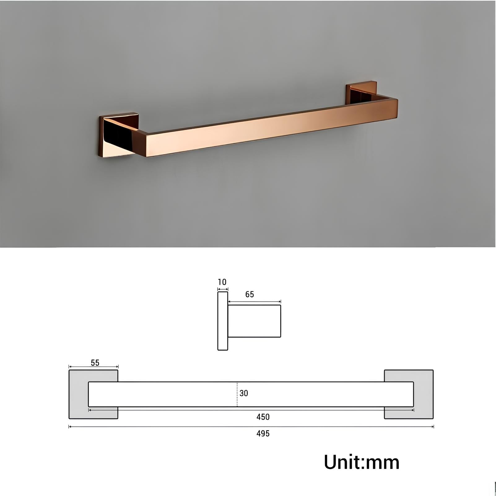 Acessórios Banheiro Rose Gold