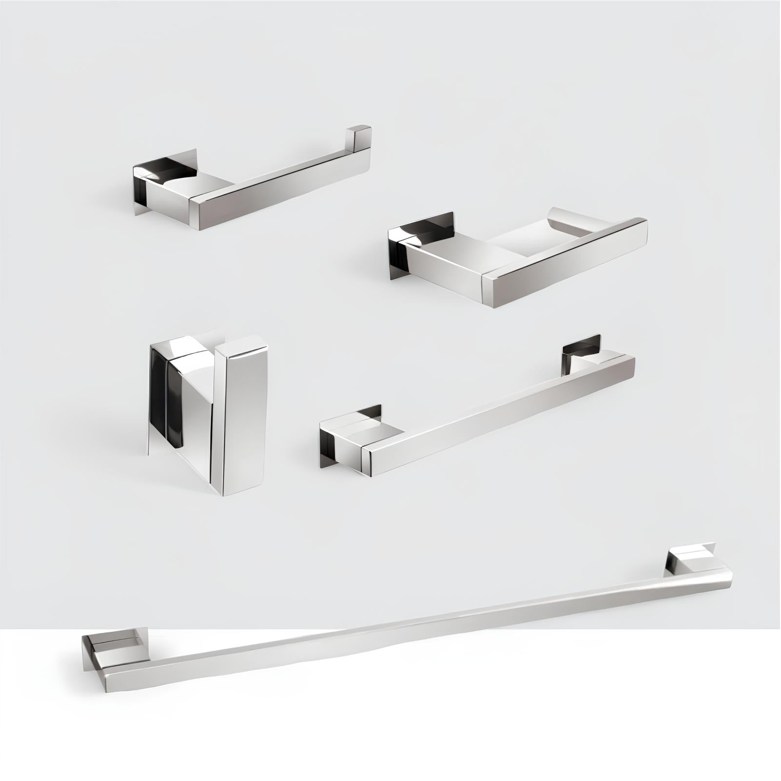 Acessórios Banheiro Cromado New