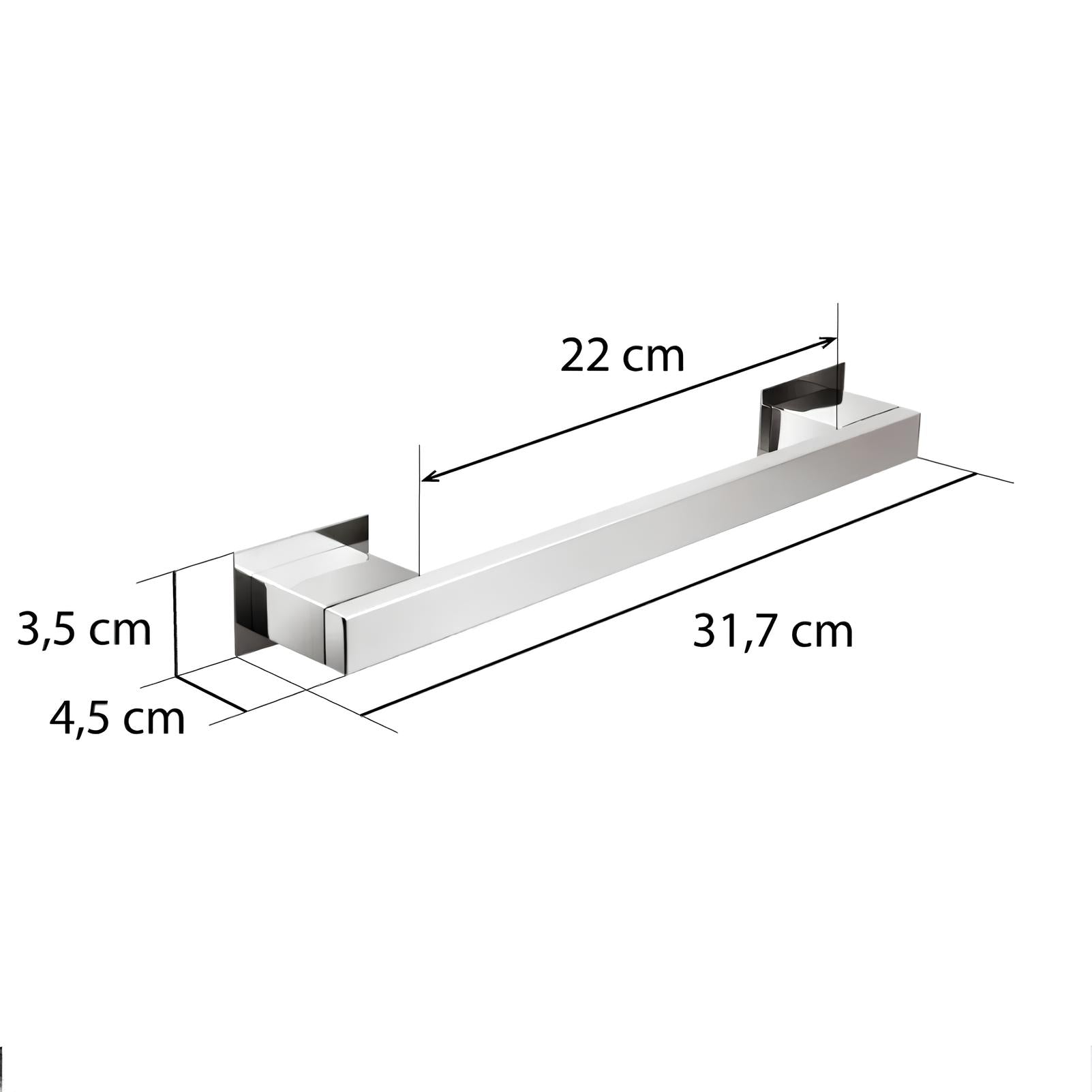 Acessórios Banheiro Cromado New