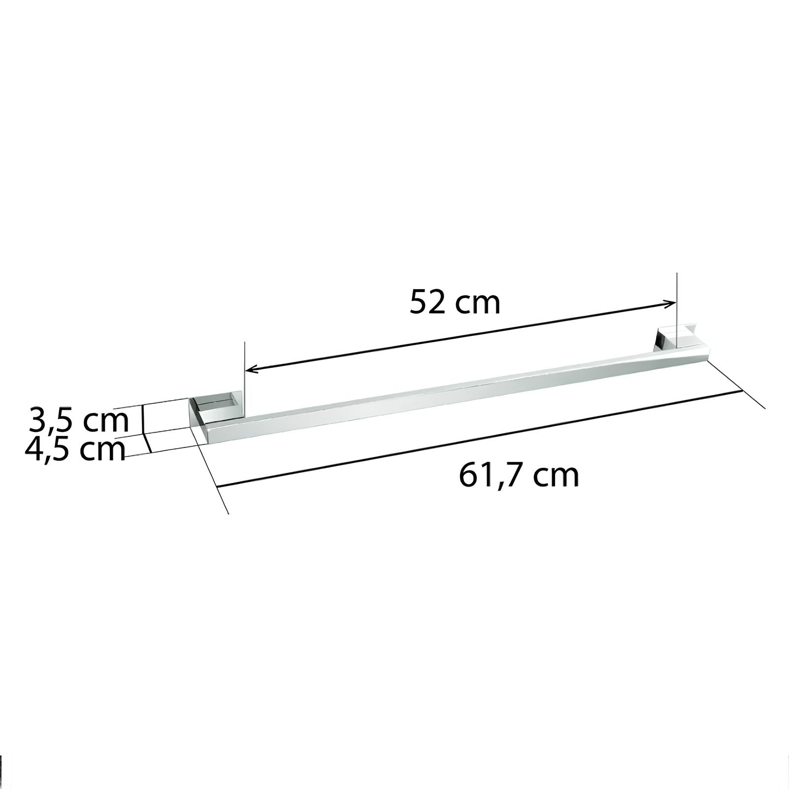 Acessórios Banheiro Cromado New