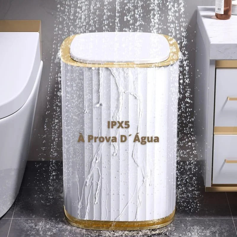Lixeira Automática com Sensor 15l para Banheiro e Cozinha AqueceLar