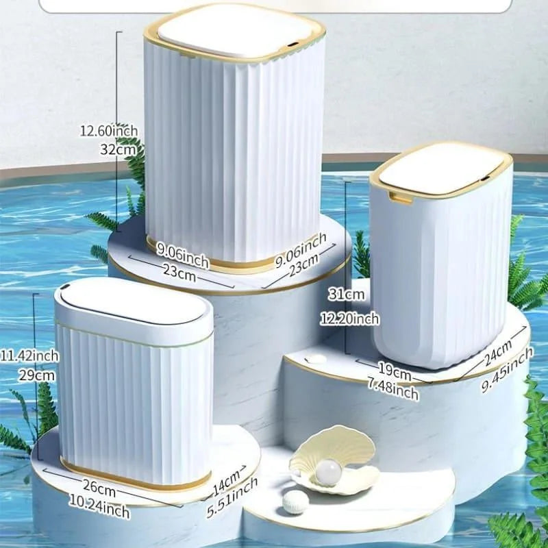 Lixeira Automática com Sensor 15l para Banheiro e Cozinha AqueceLar