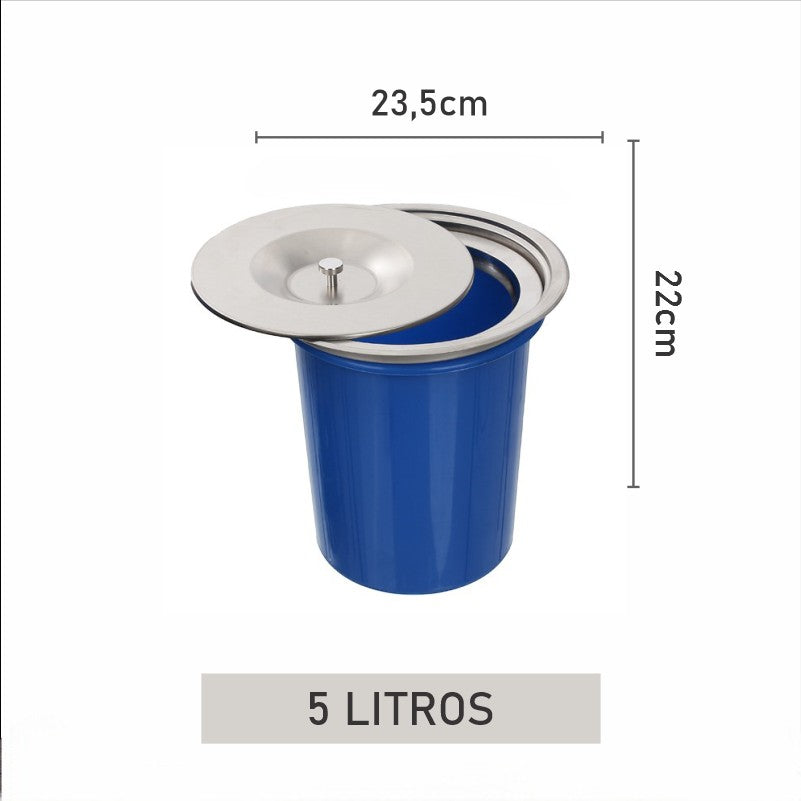 Lixeira de Embutir Black