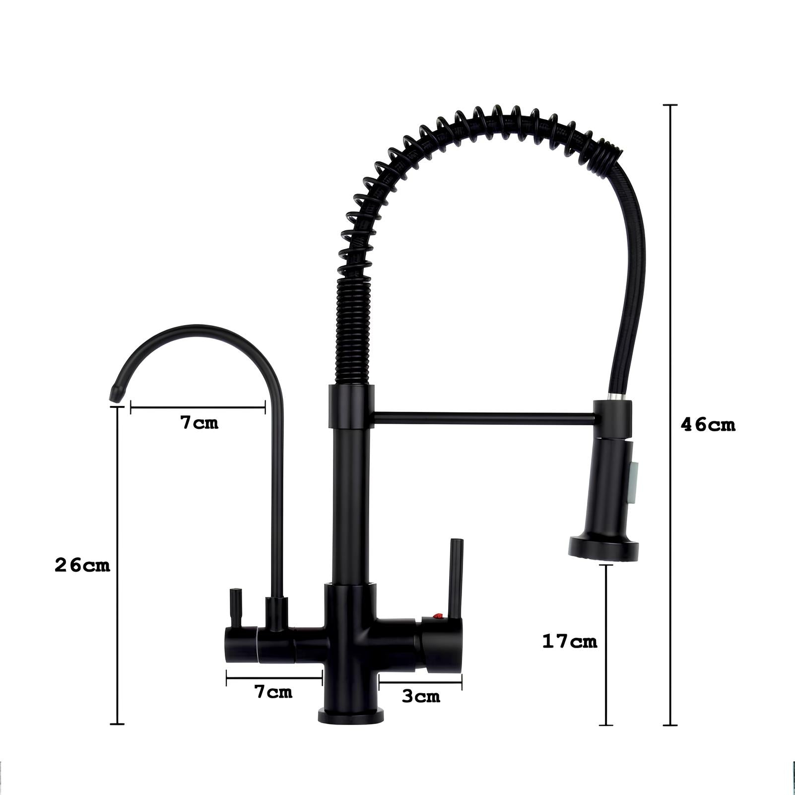 Torneira Cozinha Basic Filtro Black
