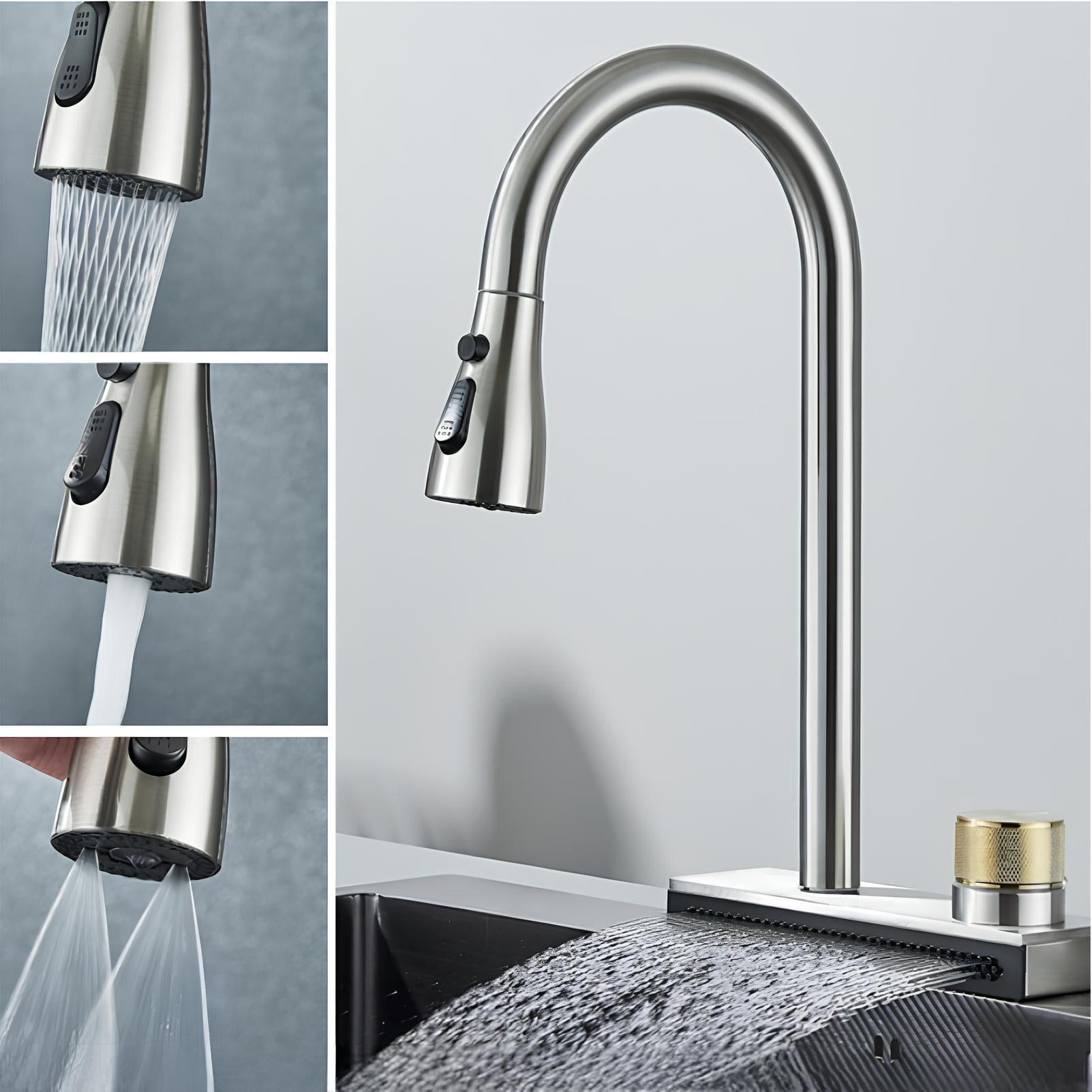 Torneira Cozinha Gourmet Waterfall